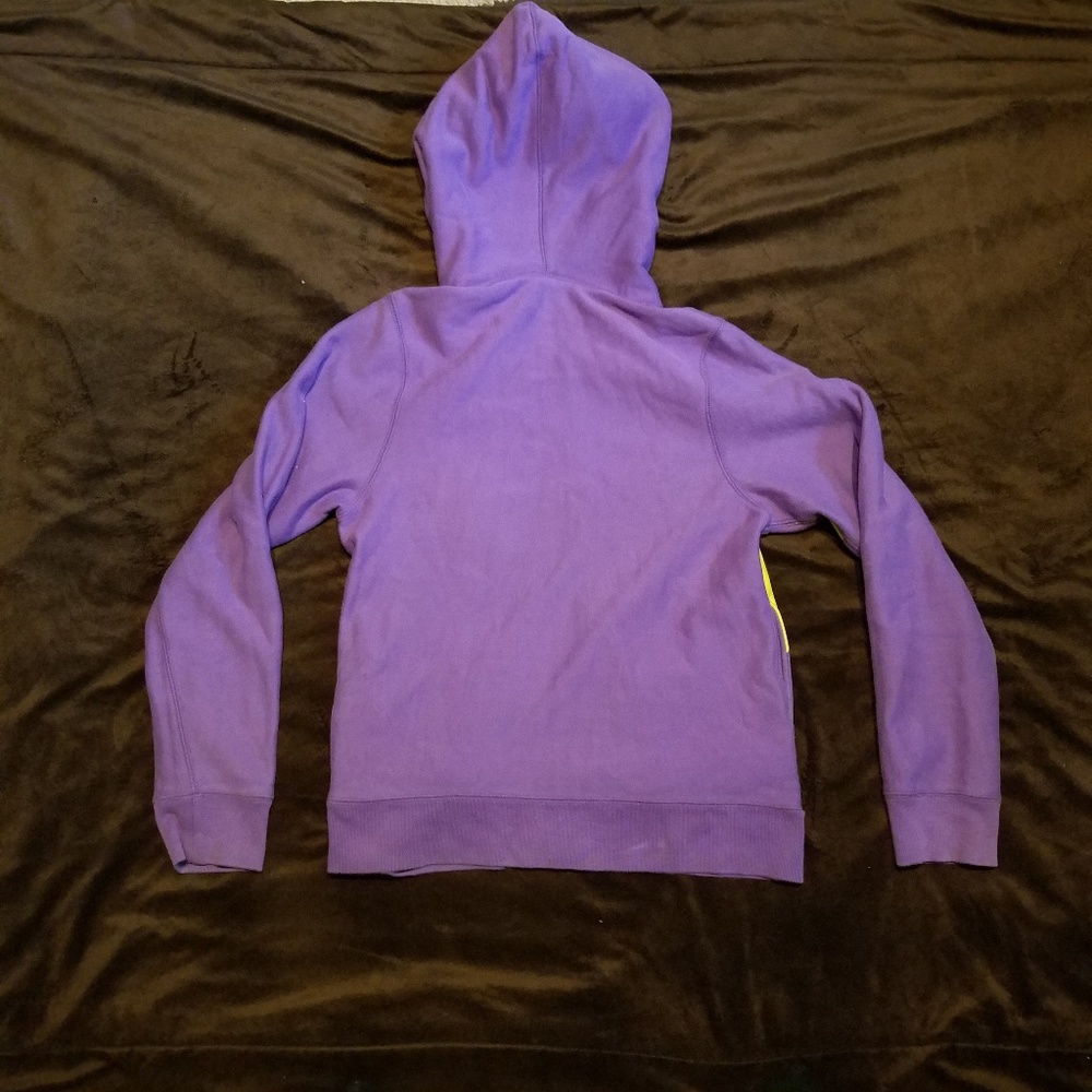Married to the Mob purple & yellow hoodie jacket - Picture 3 of 6